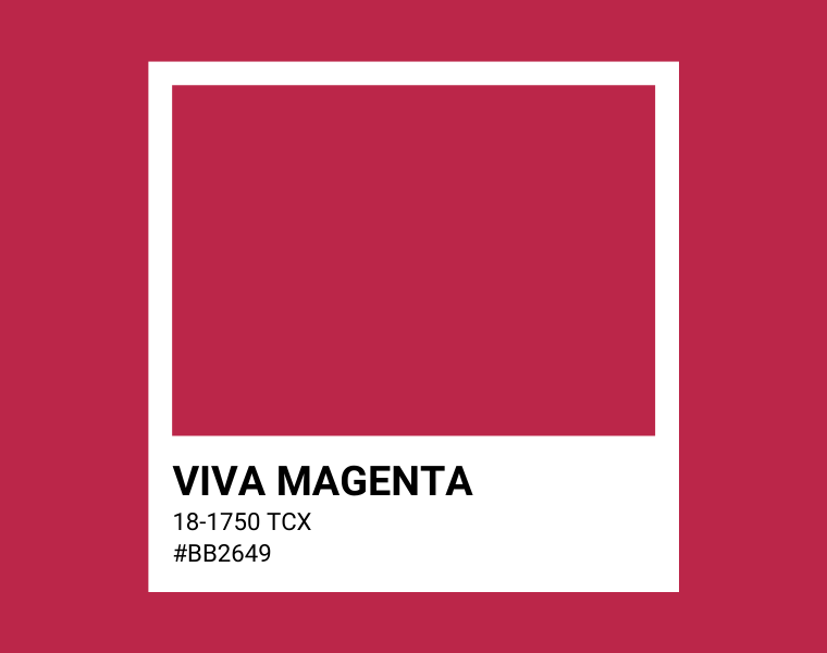 Viva Magenta - kleur van het jaar 2023