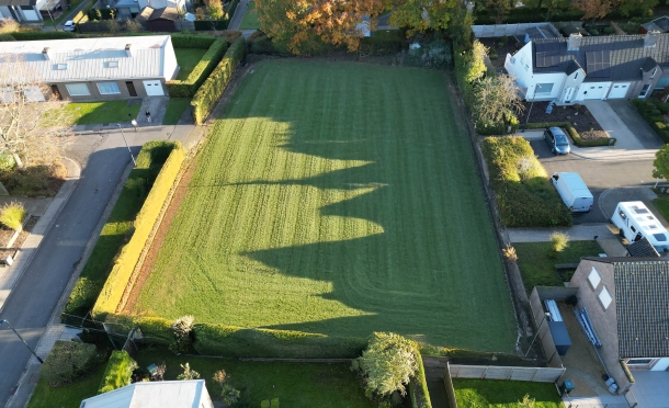 Luchtbeeld bouwgrond Bakkershof