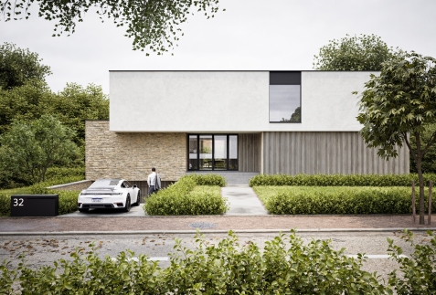 Nieuwbouw villa Zwijnaarde