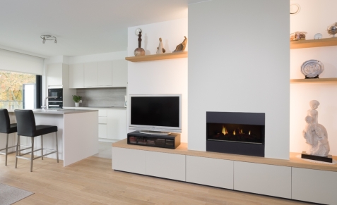 appartement in strakke en tijdloze stijl door bouwteam Wim Beyaert