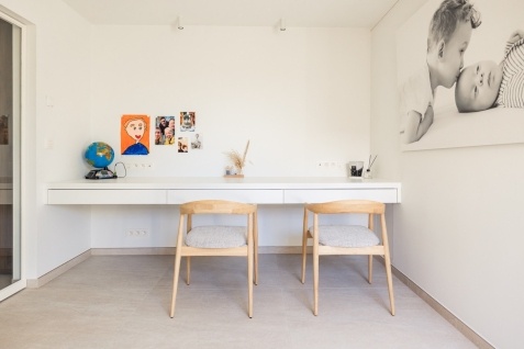 leefruimte van een volledige woning renovatie door bouwteam wim beyaert