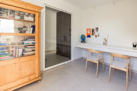 leefruimte van een volledige woning renovatie door bouwteam wim beyaert