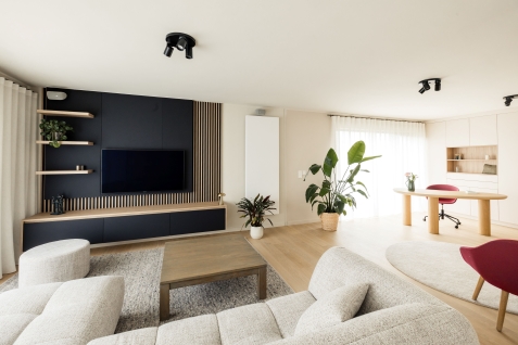 Living met afsluitbare bureau