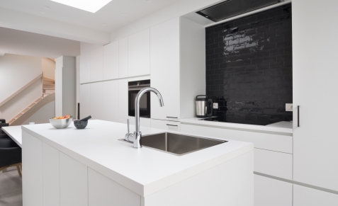 herinrichting en renovatie rijwoning Kortrijk door bouwteam Wim Beyaert