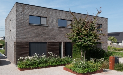 twee hedendaagste nieuwbouwwoningen door bouwteam Wim Beyaert