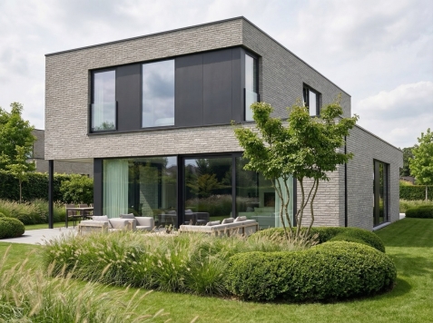 strakke alleenstaande woning